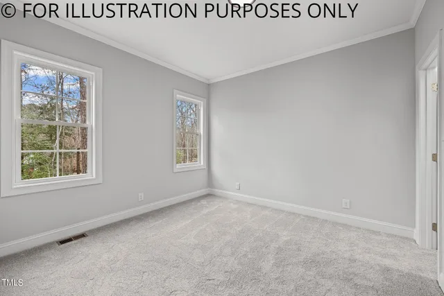 a view of an empty room with window