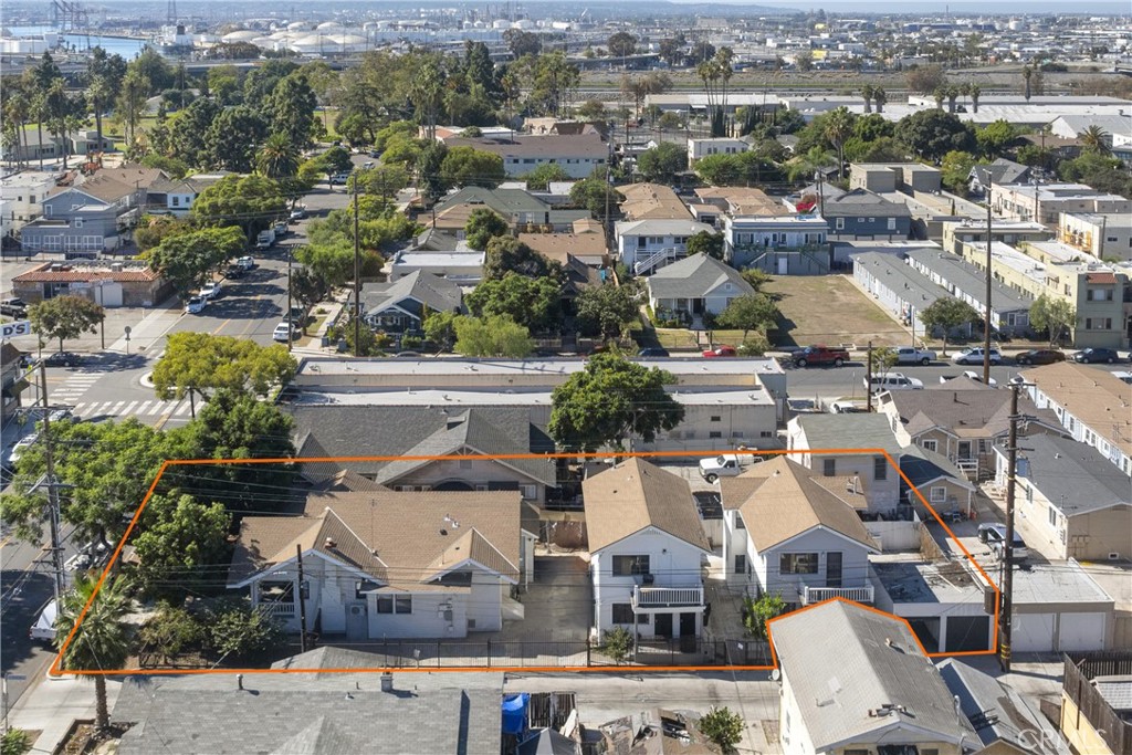 529 West 10th Street Long Beach, CA 90813 - Photo 1 of 19 an aerial view of residential houses with outdoor space