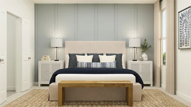 an aerial view of house with yard