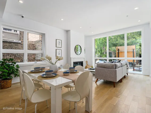 a living room with furniture and window