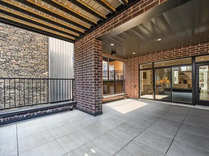 a view of a door of a house