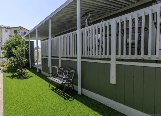 a view of a backyard of a house