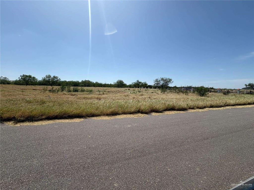 a view of a lake with houses in background
