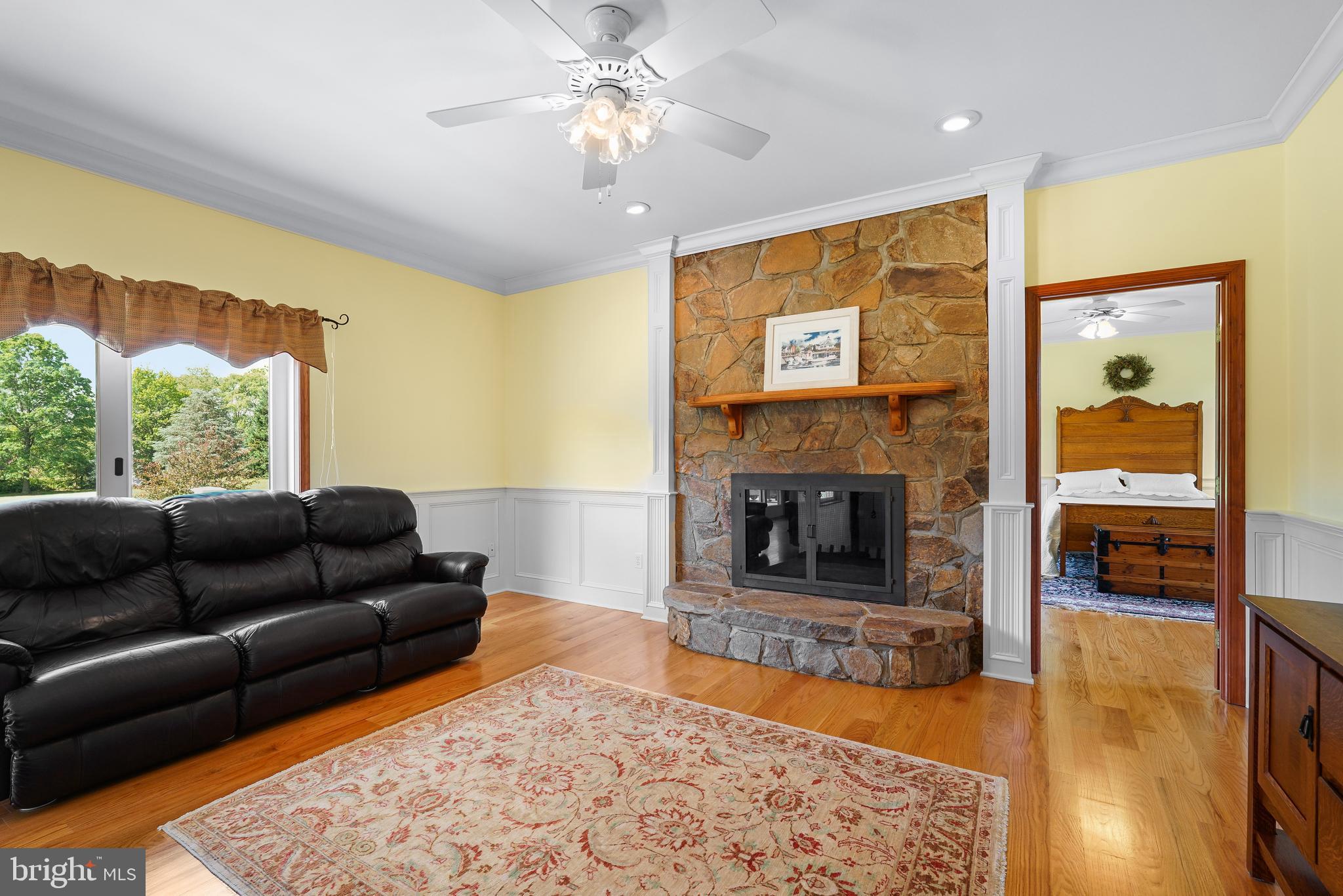 42 Morgan Creek Road Earleville, MD 21919 - Photo 29 of 50 Living Room-Double sided fireplace