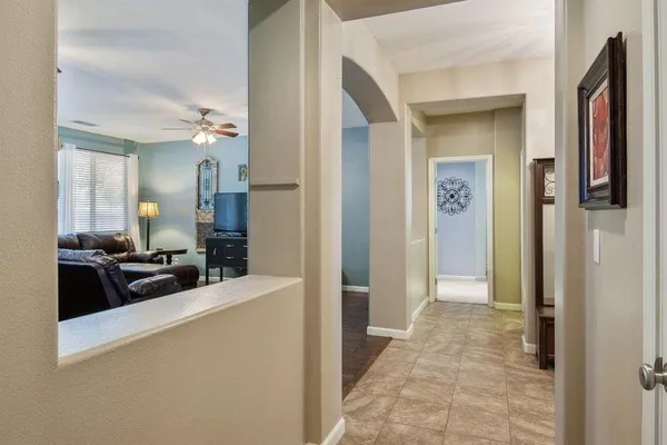 a view of a living room with a sink