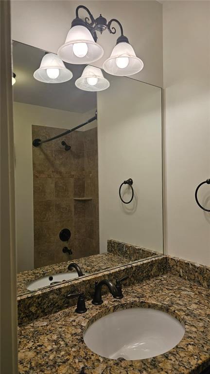 3533 Peacock Road Alpharetta, GA 30004 - Photo 11 of 21 a bathroom with a sink and a mirror