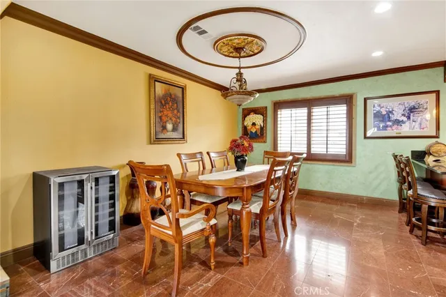 a view of a backyard with a garden and plants