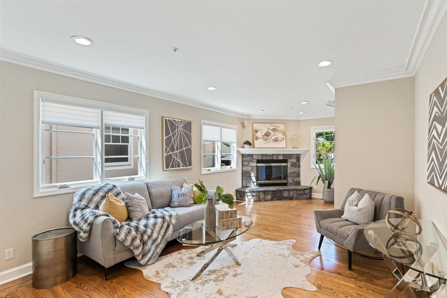 1416 Columbus Avenue Burlingame, CA 94010 - Photo 9 of 39 a living room with furniture fireplace and window