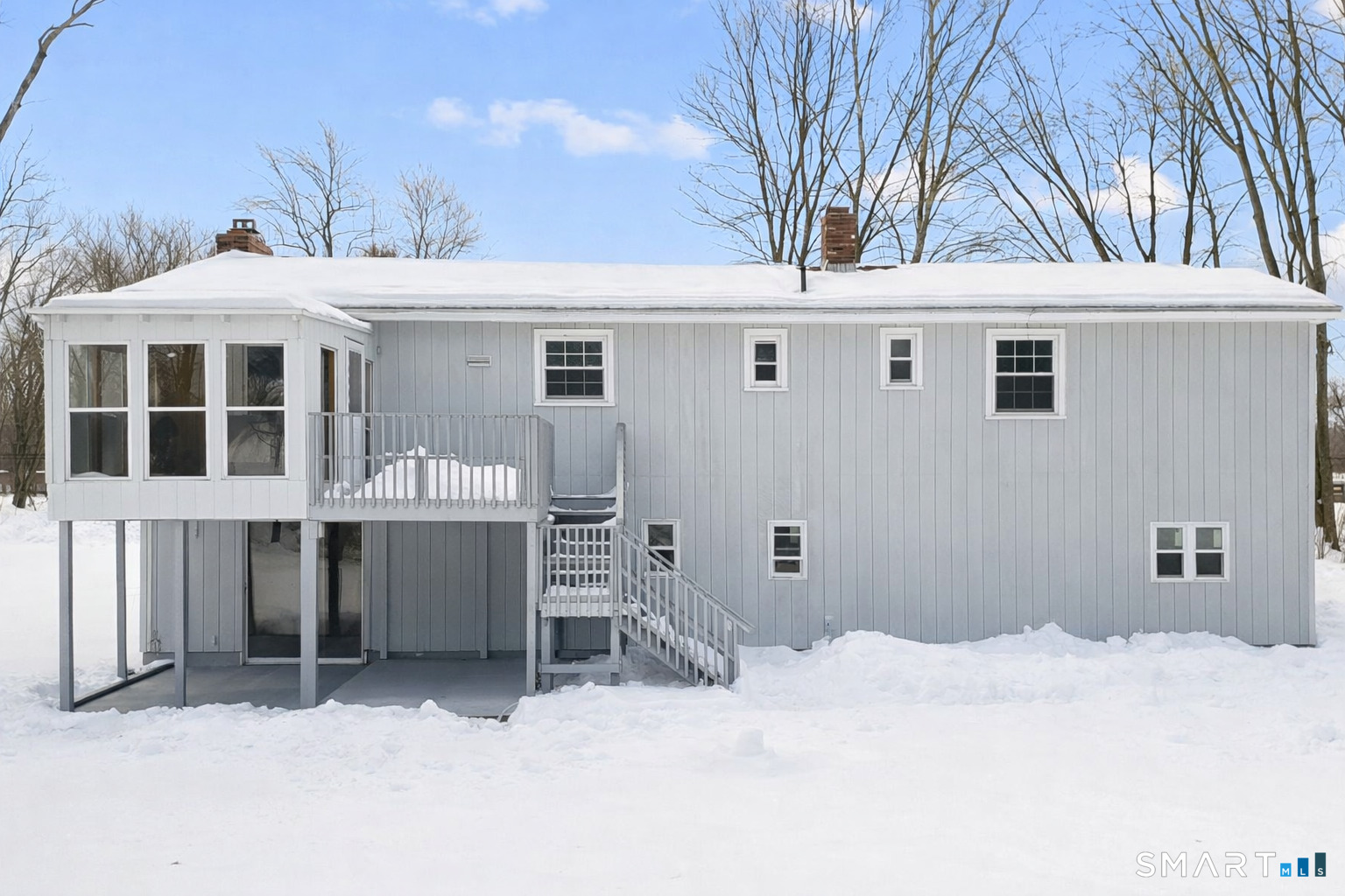 133 Phelps Road East Windsor, CT 06088 - Photo 4 of 40 a view of a house with a snow in the yard