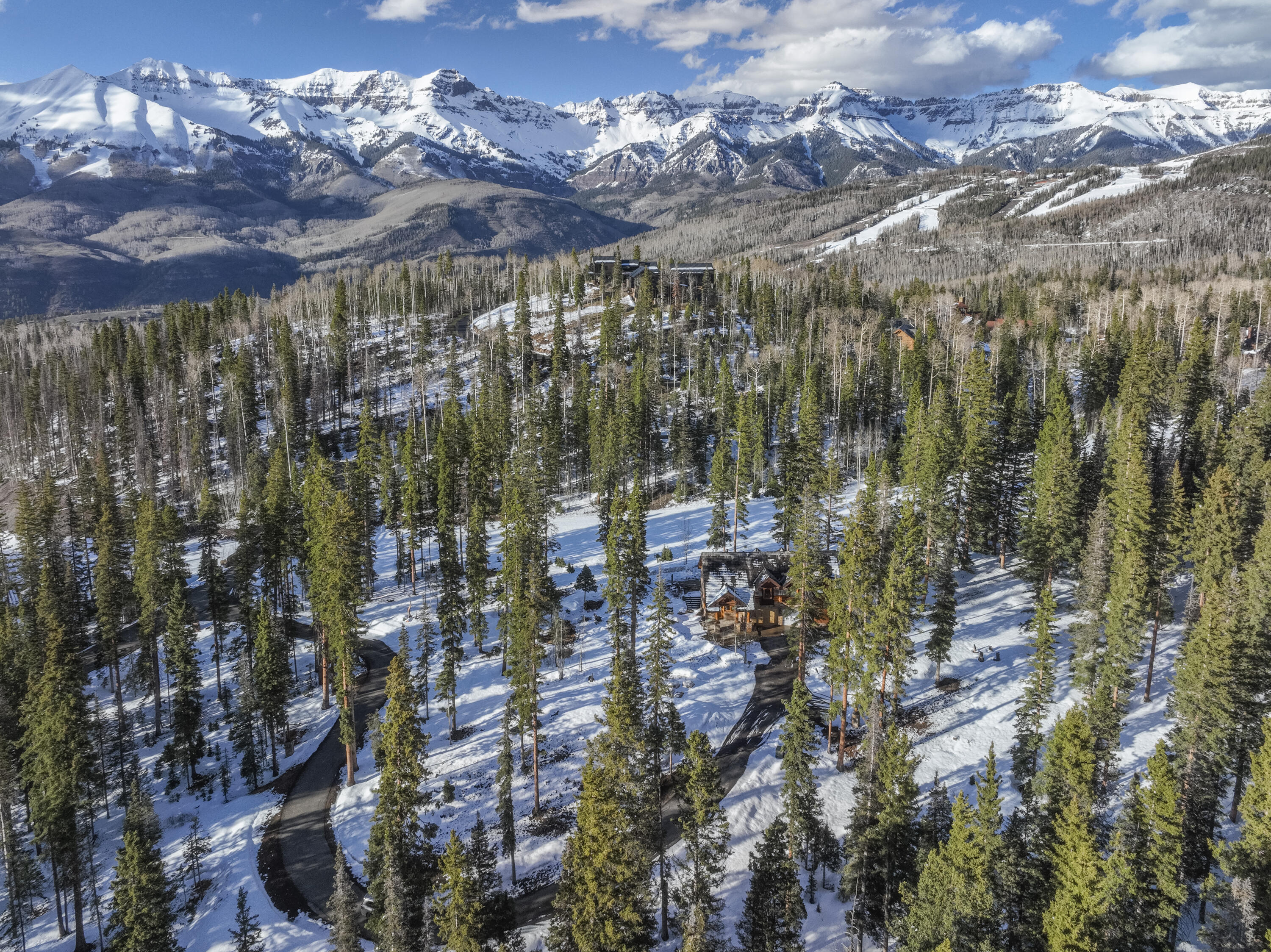 538 Benchmark Drive Mountain Village, CO 81435 - Photo 2 of 10 a view of a pond with lots of trees