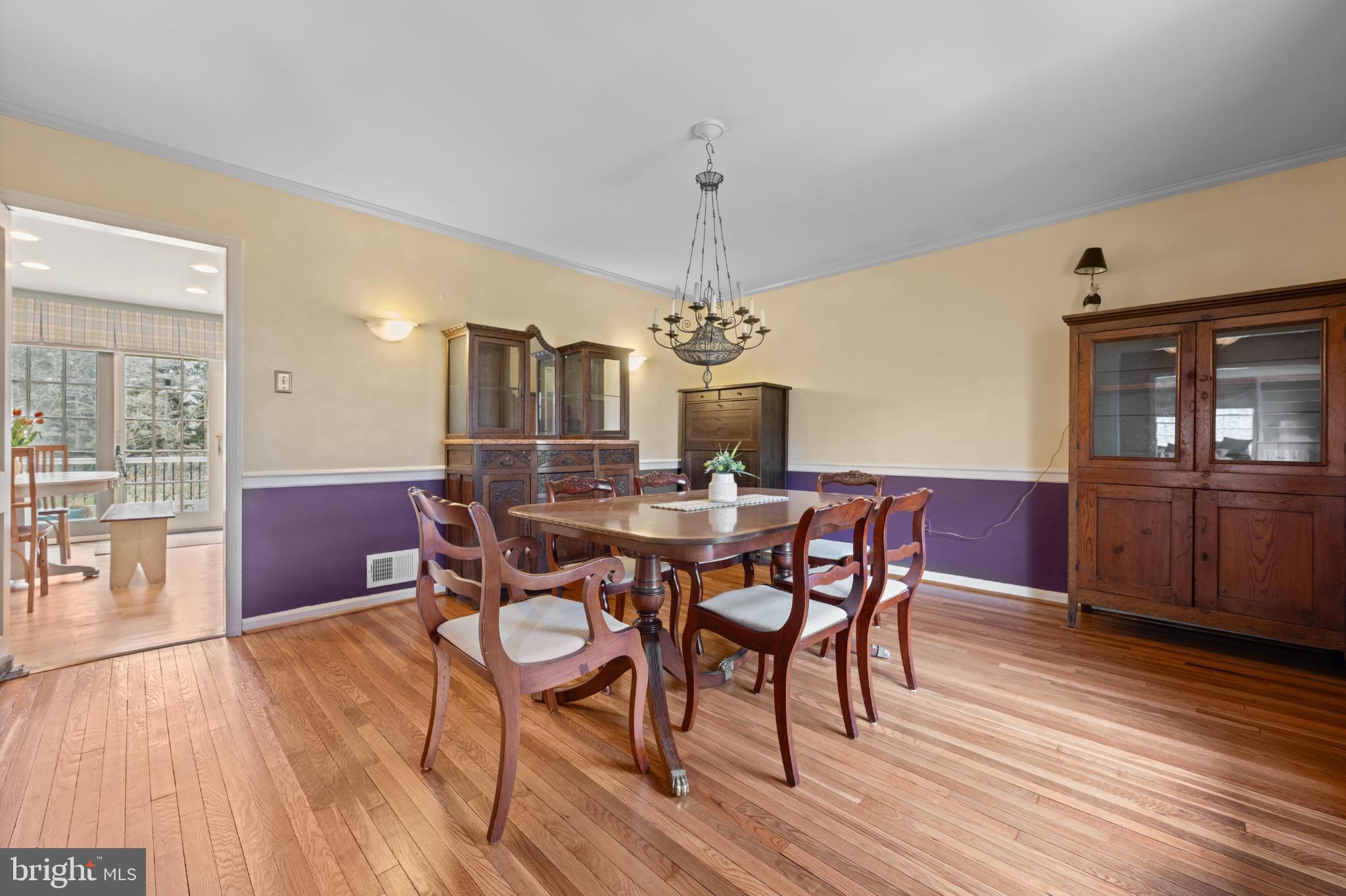 714 Gulph Road Wayne, PA 19087 - Photo 24 of 49 Elegant dining space with rich wood accents.
