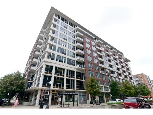 a front view of a building