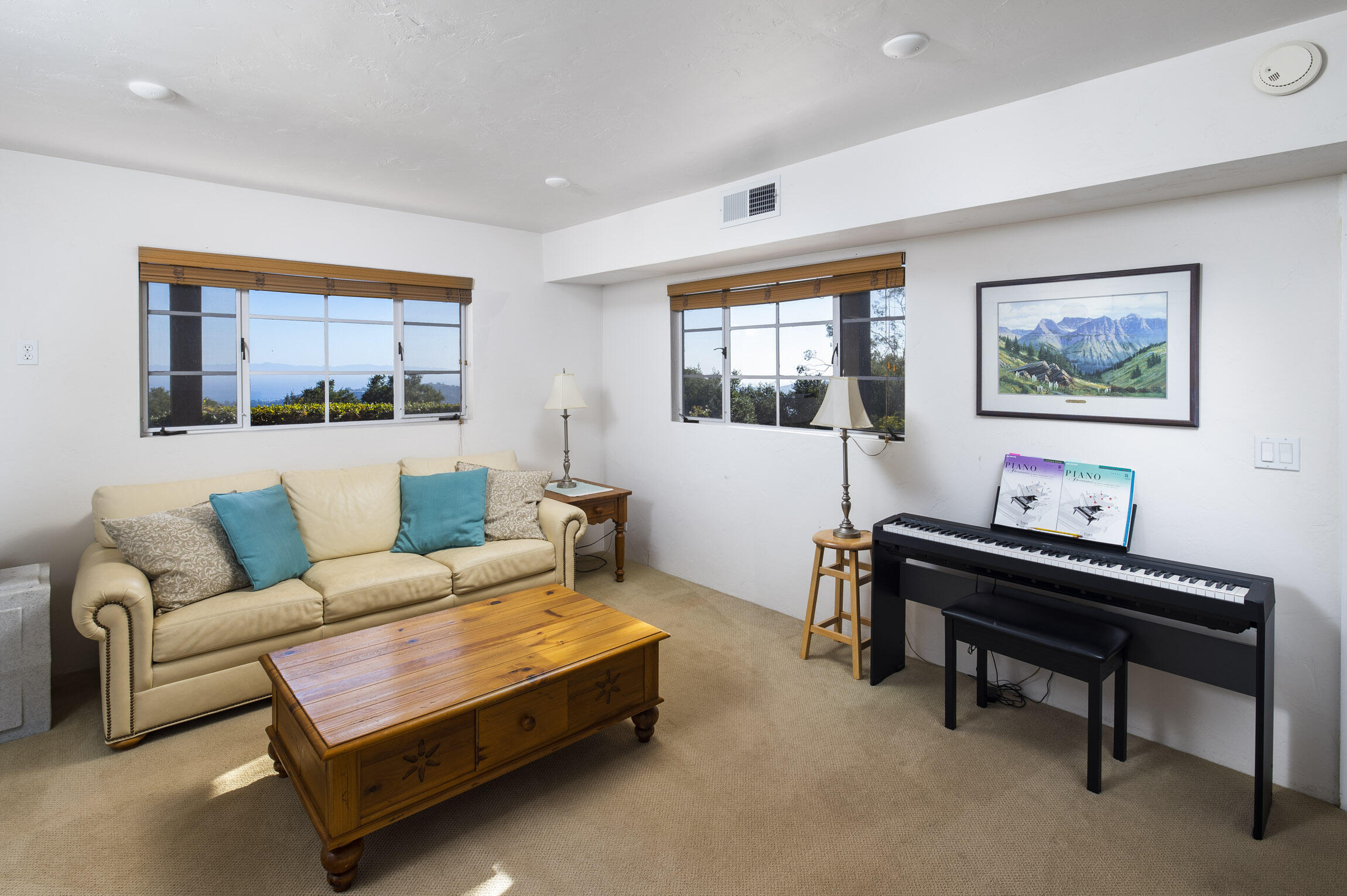 1731 Las Tunas Road Santa Barbara, CA 93103 - Photo 15 of 18 1731 Las Tunas lower level family room