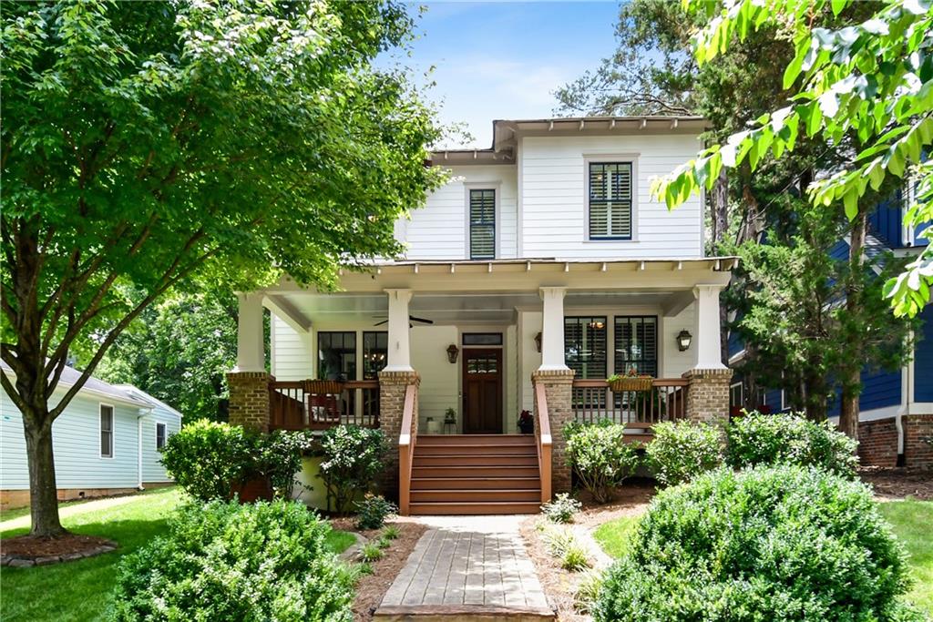 323 4th Avenue Decatur, GA 30030 - Photo 1 of 1 Welcome to 323 4th Ave! Beautiful, inviting exterior with large, landscaped front yard .
