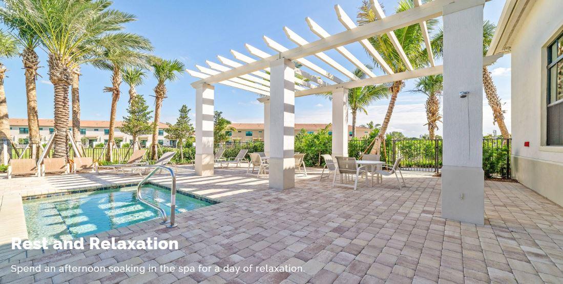 10057 Brickhill Drive, Unit 131 Boca Raton, FL 33428 - Photo 13 of 16 Spa pool area - enclave