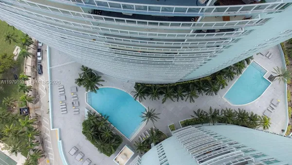 a building view with outdoor space