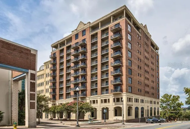 a front view of a building