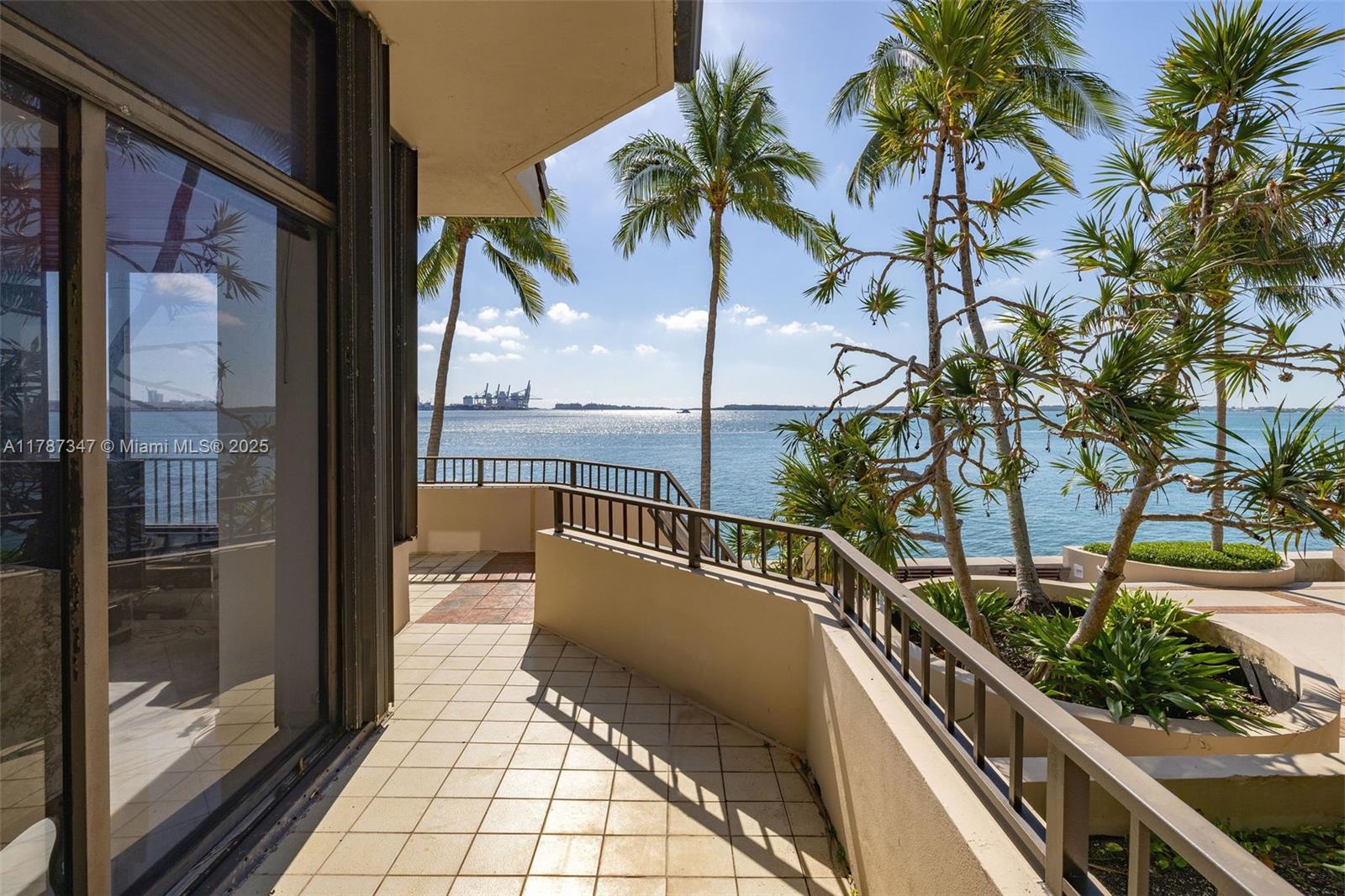 520 Brickell Key Drive, Unit A201 Miami, FL 33131 - Photo 34 of 52 a view of balcony with a potted plant