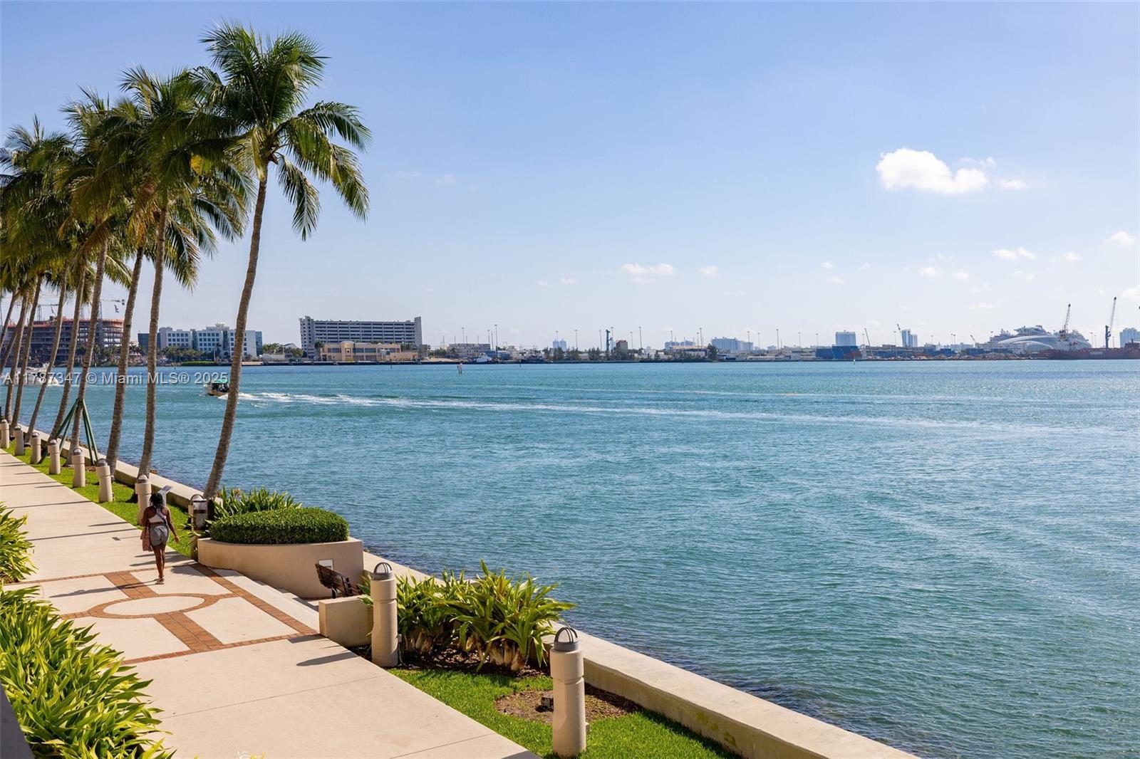 520 Brickell Key Drive, Unit A201 Miami, FL 33131 - Photo 38 of 52 Walking path around the island of brickell key
