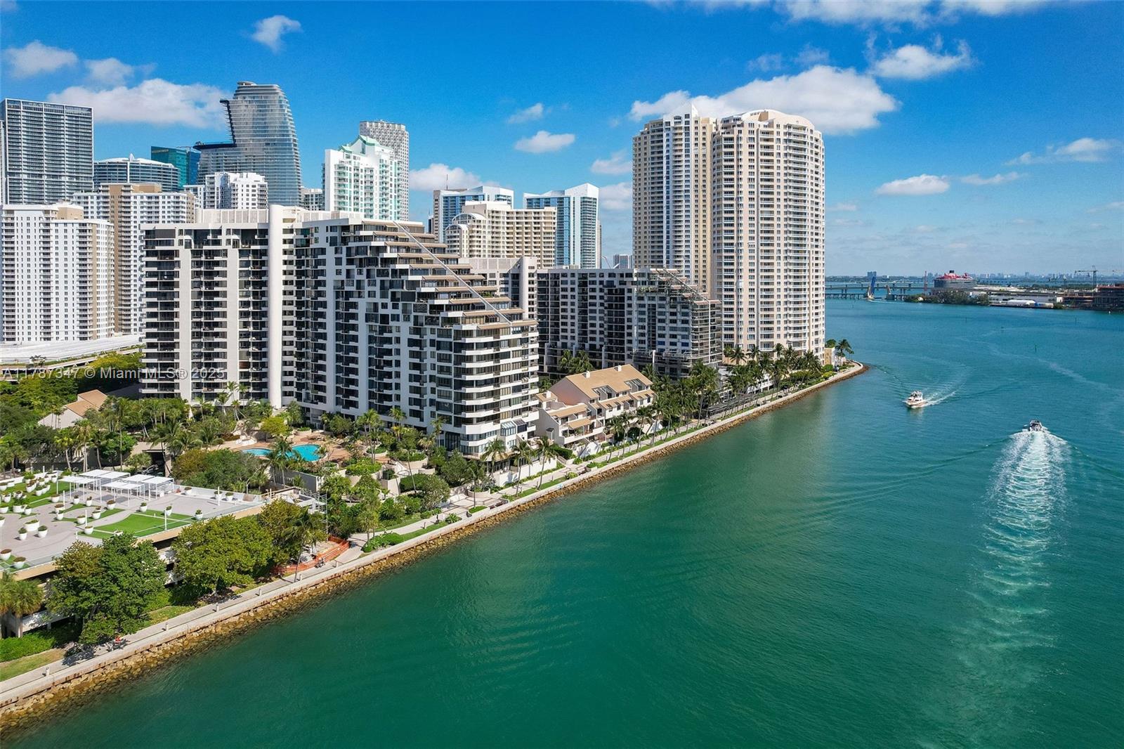 520 Brickell Key Drive, Unit A201 Miami, FL 33131 - Photo 5 of 52 a view of a city with tall buildings