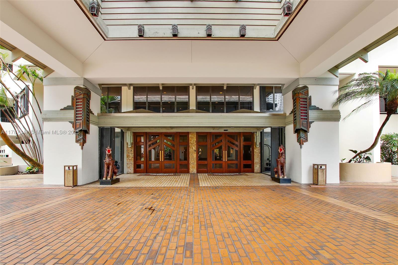 520 Brickell Key Drive, Unit A201 Miami, FL 33131 - Photo 51 of 52 a front view of a building with the entrance door