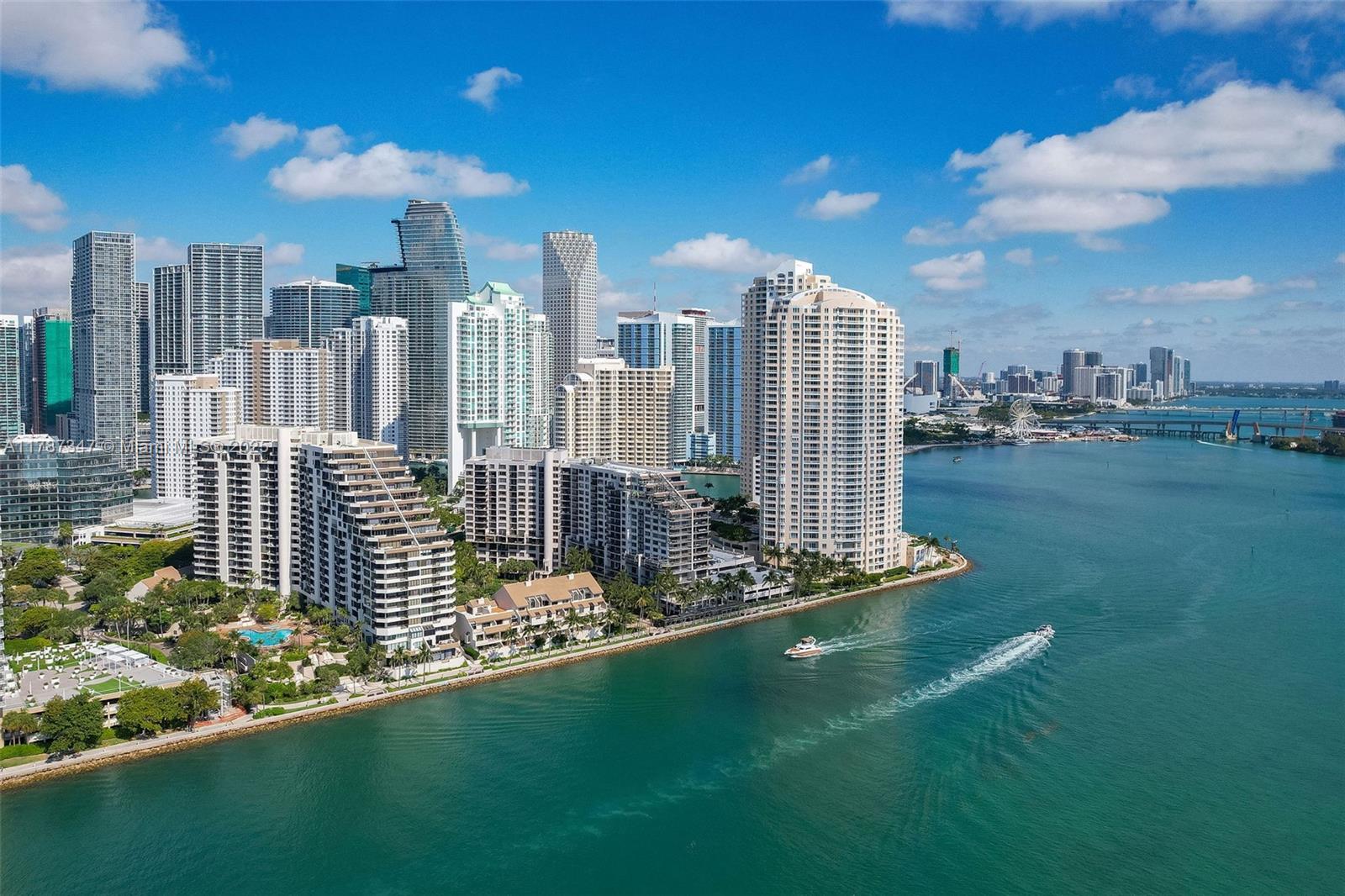 520 Brickell Key Drive, Unit A201 Miami, FL 33131 - Photo 6 of 52 a view of a city with tall buildings