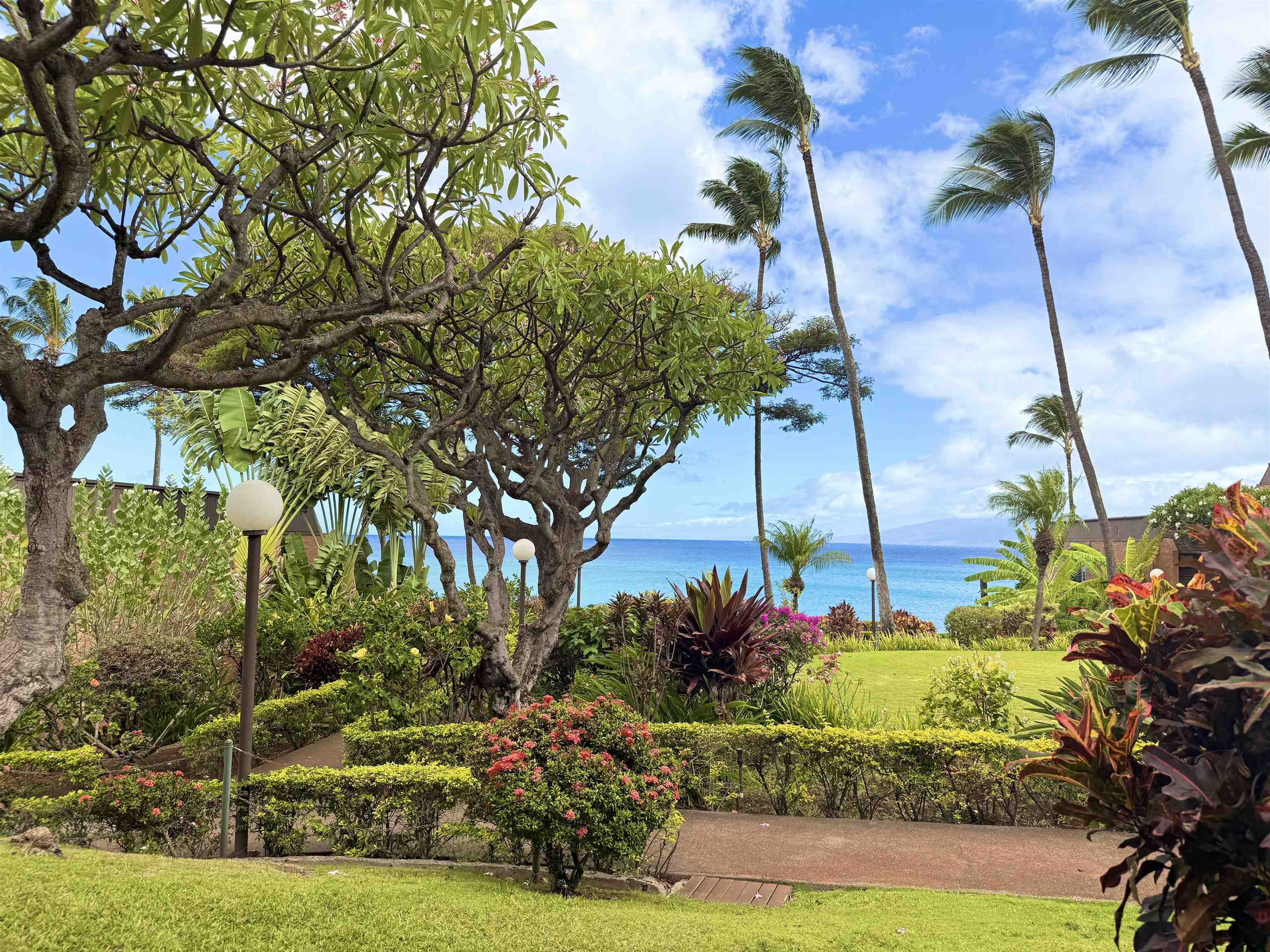3959 Lower Honoapiilani Road, Unit 503 Lahaina, HI 96761 - Photo 43 of 47 a view of a garden