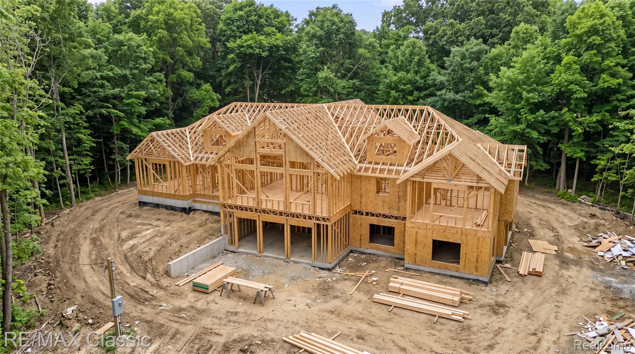 7888 North Territorial Road Dexter, MI 48130 - Photo 1 of 18 Design and Build Your Dream Home. AI image for illustration purposes.