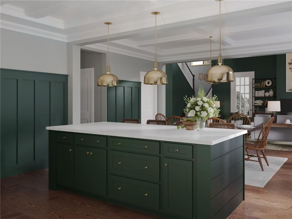 102 Ramsgate Road, Unit WEATHERBY Cranberry Township, PA 16066 - Photo 6 of 37 a kitchen with a sink and cabinets