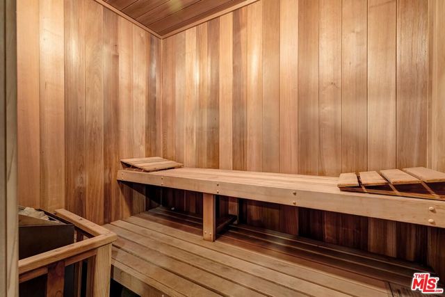 a room with gym equipment