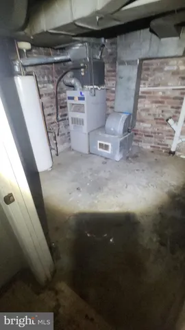 a view of storage and utility room