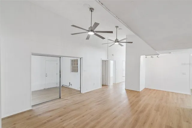 wooden floor in an empty room