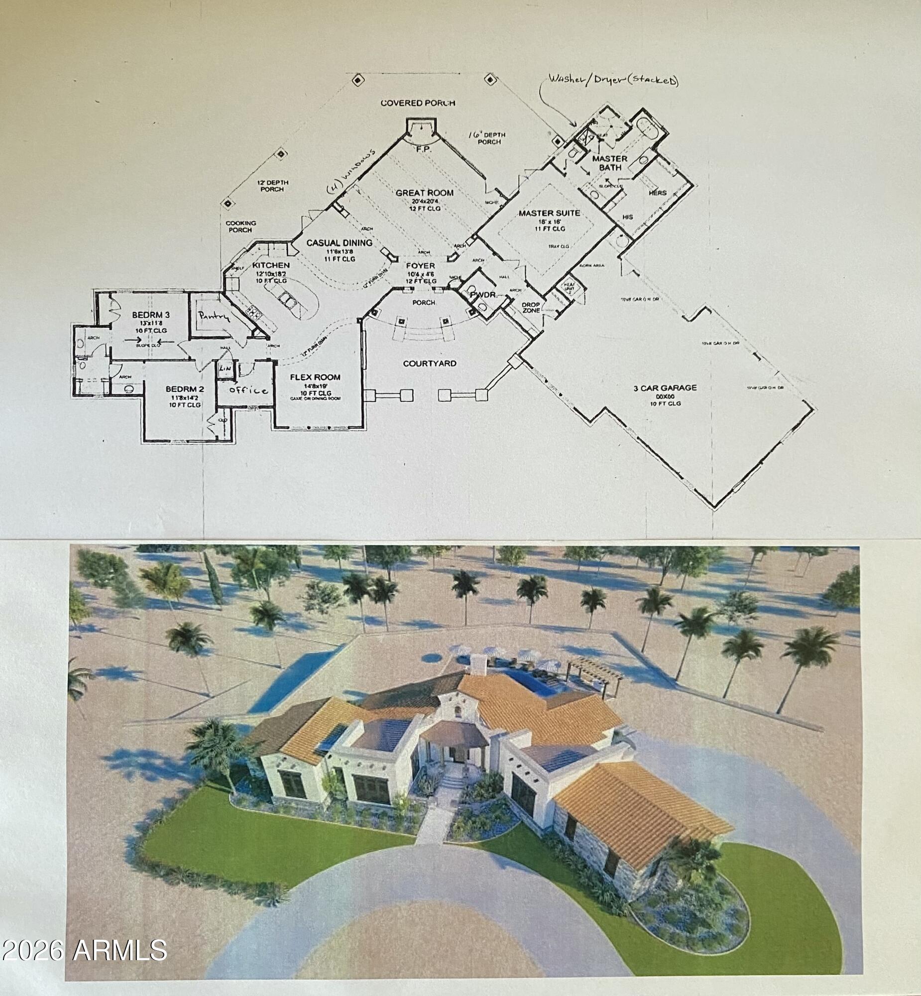 Xxx West Hawkeye Road, Unit 7 Congress, AZ 85332 - Photo 13 of 21 an aerial view of a house with a swimming pool