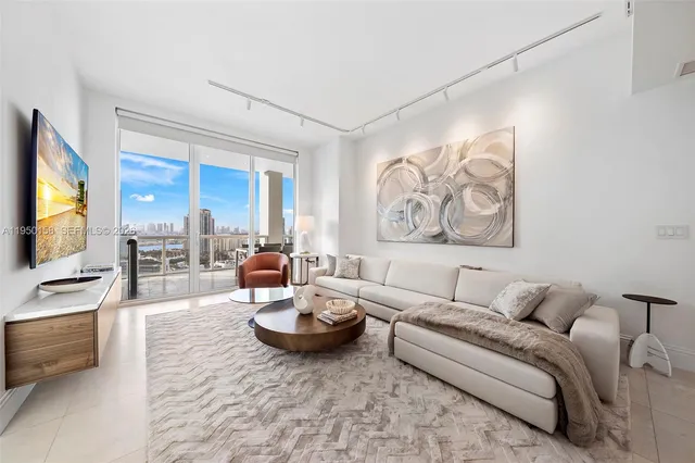 a view of an ocean and beach