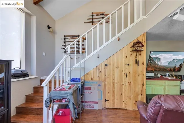 a view of yard covered with snow