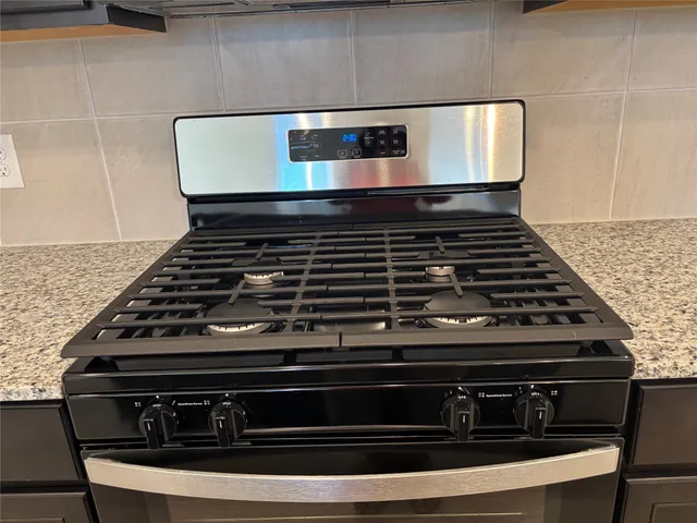 a close view of stove top oven