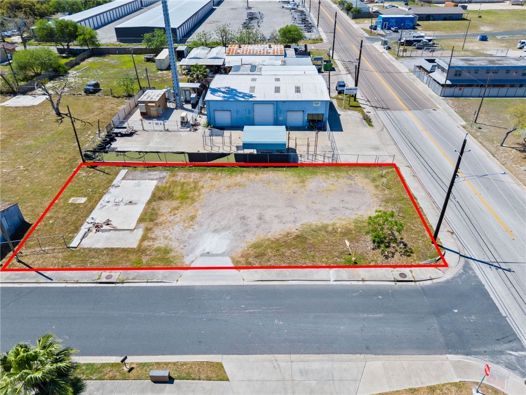 801 Waldron Road Corpus Christi, TX 78418 - Photo 2 of 2 an aerial view of a house with swimming pool