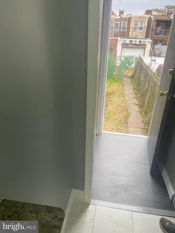 a bathroom with a window