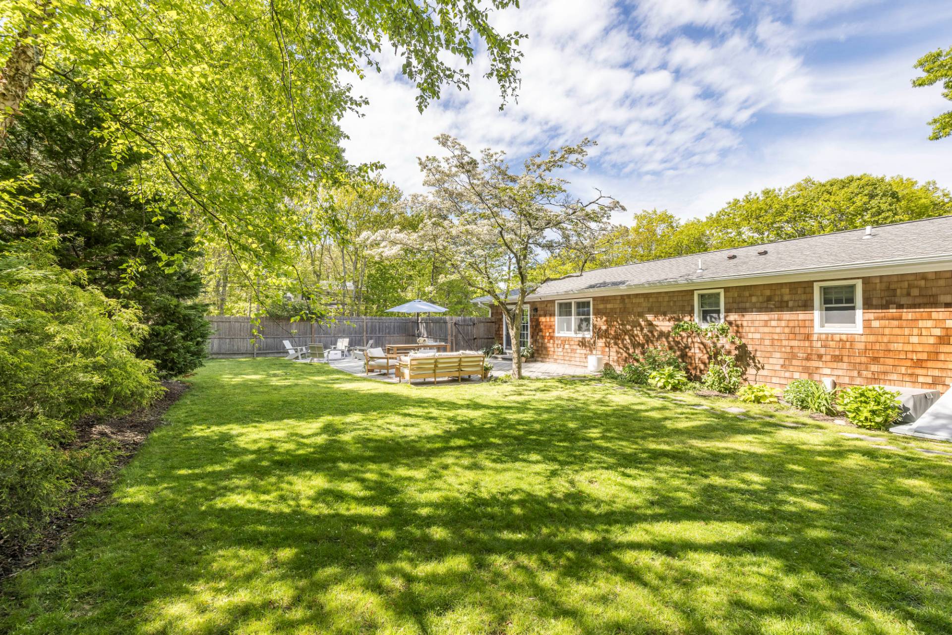 40 Ridge Road West Sag Harbor, NY 11963 - Photo 22 of 27 a view of a house with a yard