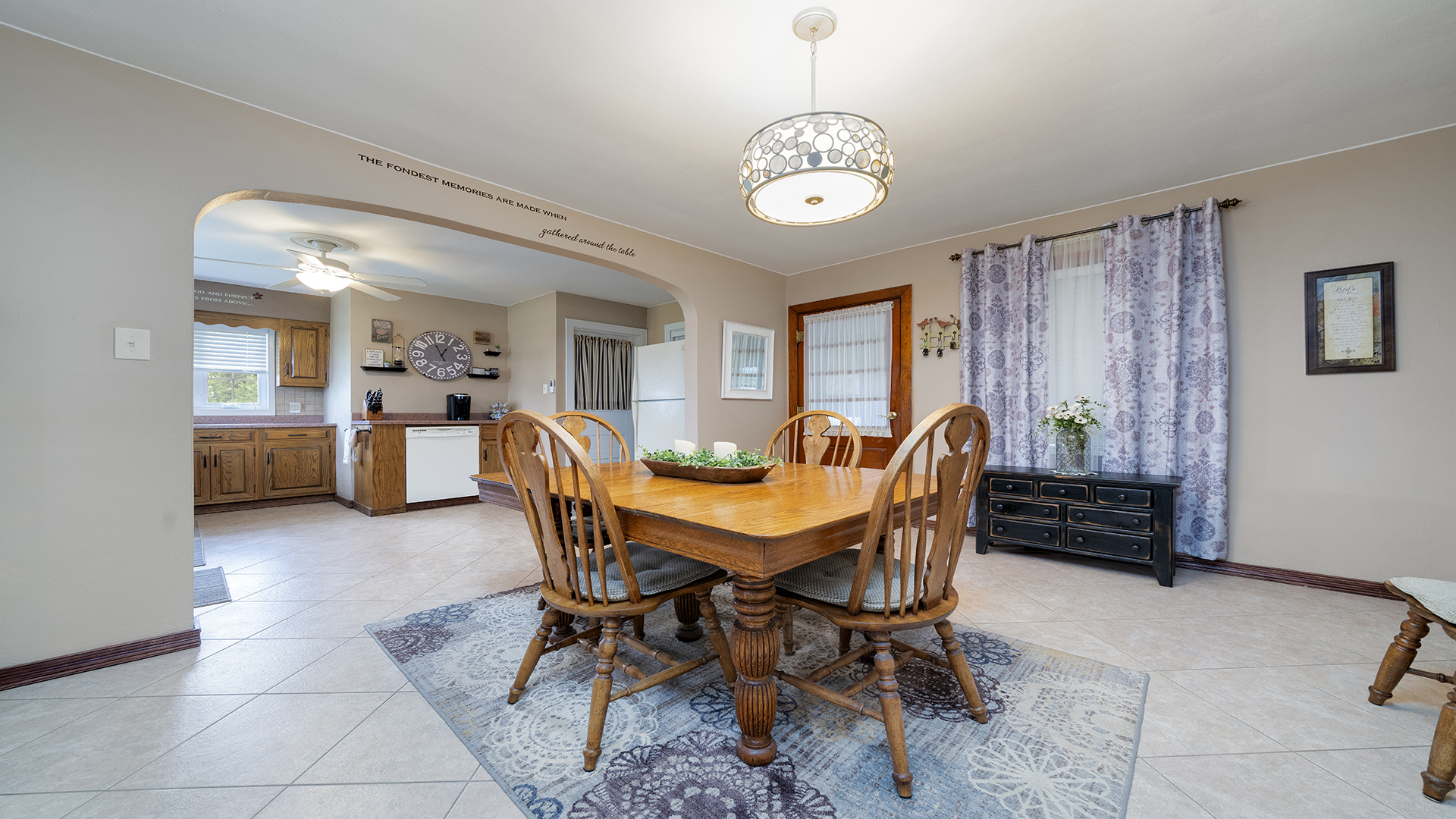 1018 Hoyle Road Harmon, IL 61042 - Photo 15 of 41 a view of a dining room with furniture and chandelier