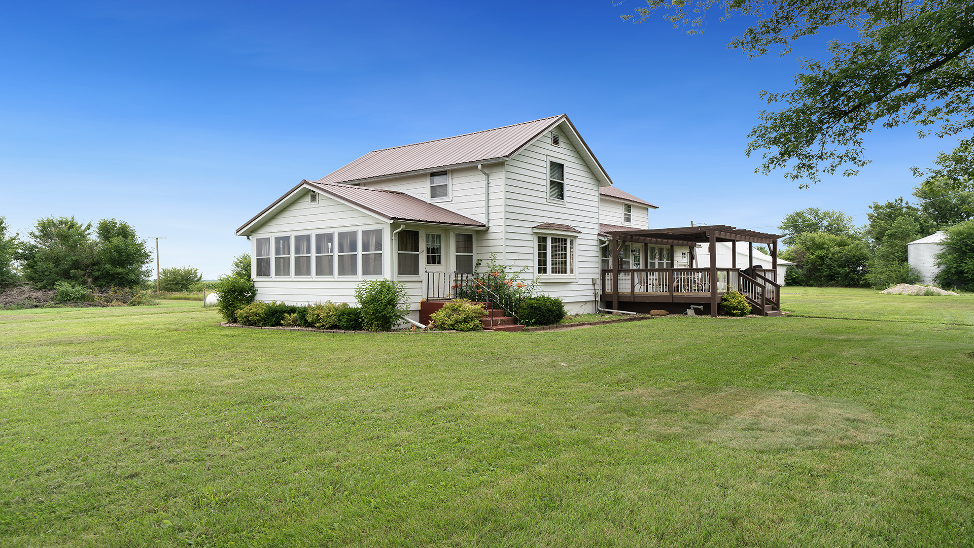 1018 Hoyle Road Harmon, IL 61042 - Photo 40 of 41 a front view of a house with a yard and trees