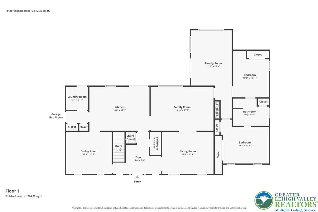 4542 Springfield Drive Coplay, PA 18037 - Photo 86 of 89 Visualize your future home with this comprehensive floor plan, outlining the spacious layout.