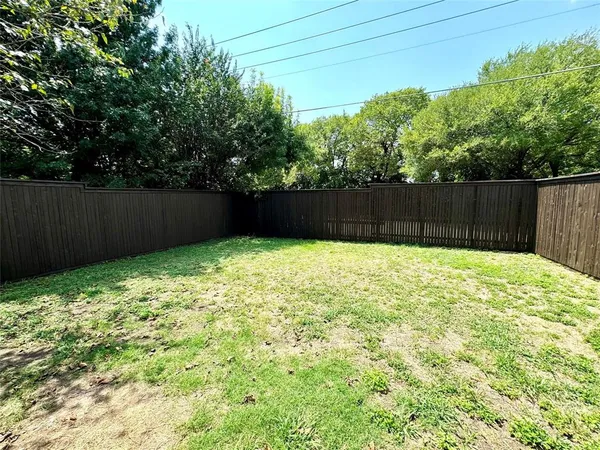 a view of wooden fence