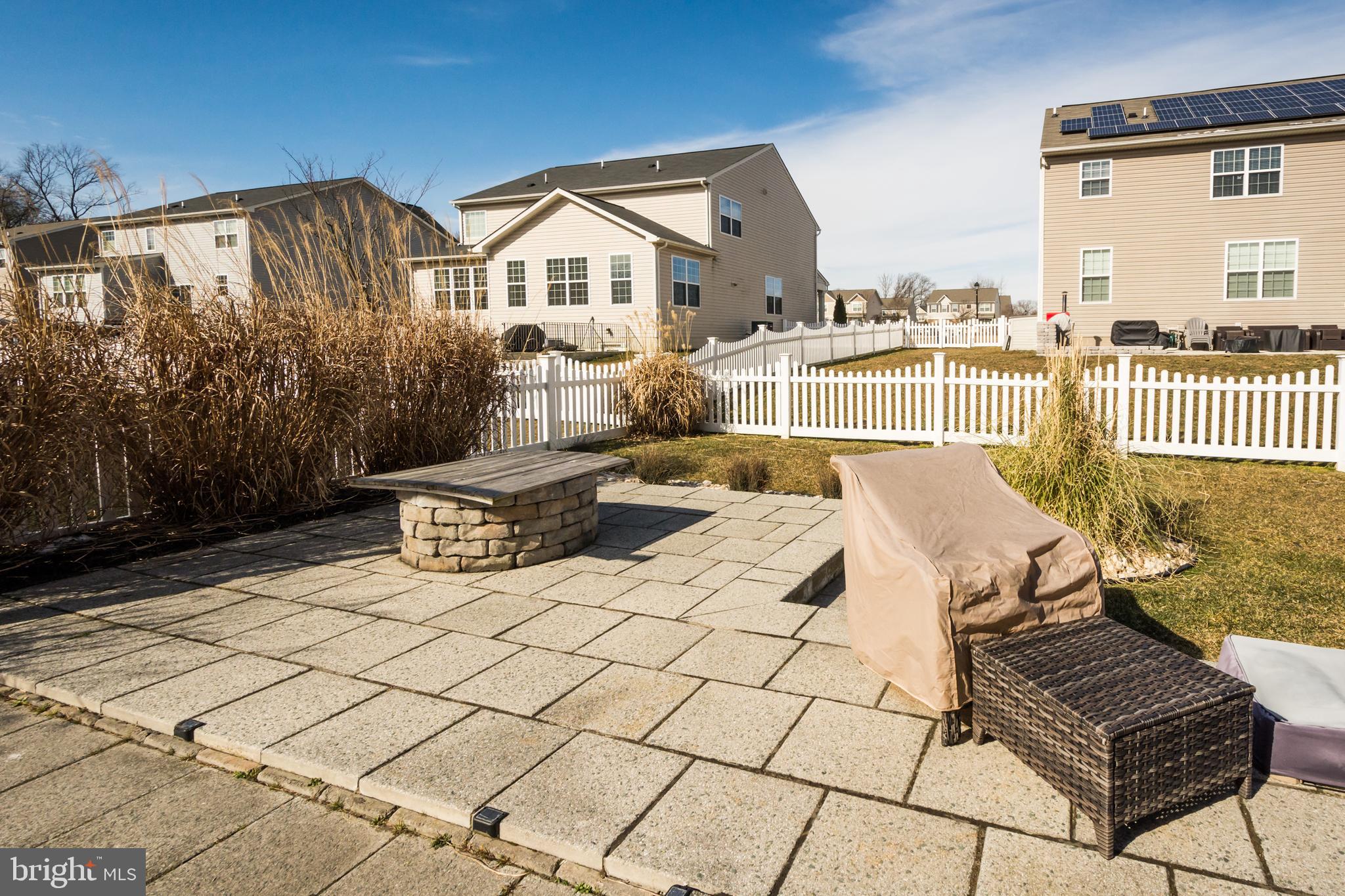 733 Daft Road Baltimore, MD 21220 - Photo 59 of 62 Paver Patio with Brick Firepit