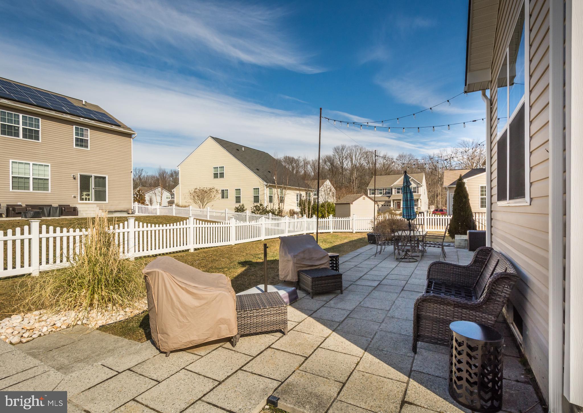 733 Daft Road Baltimore, MD 21220 - Photo 60 of 62 Rear Patio leads to Fully Fenced Yard