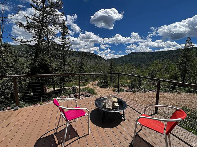 3946 Soapstone Basin Road Kamas, UT 84036 - Photo 1 of 1 Expansive deck featuring wood-finish flooring and cable railings