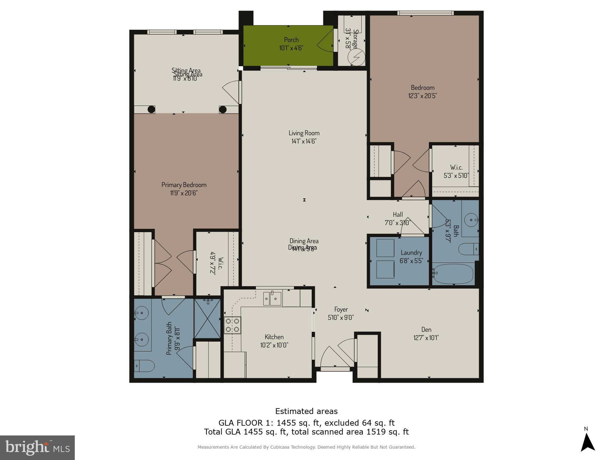 7315 Maplecrest Road, Unit 105 Elkridge, MD 21075 - Photo 52 of 52 Floor Plan