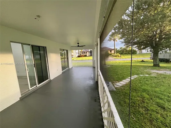 a view of outdoor space and deck