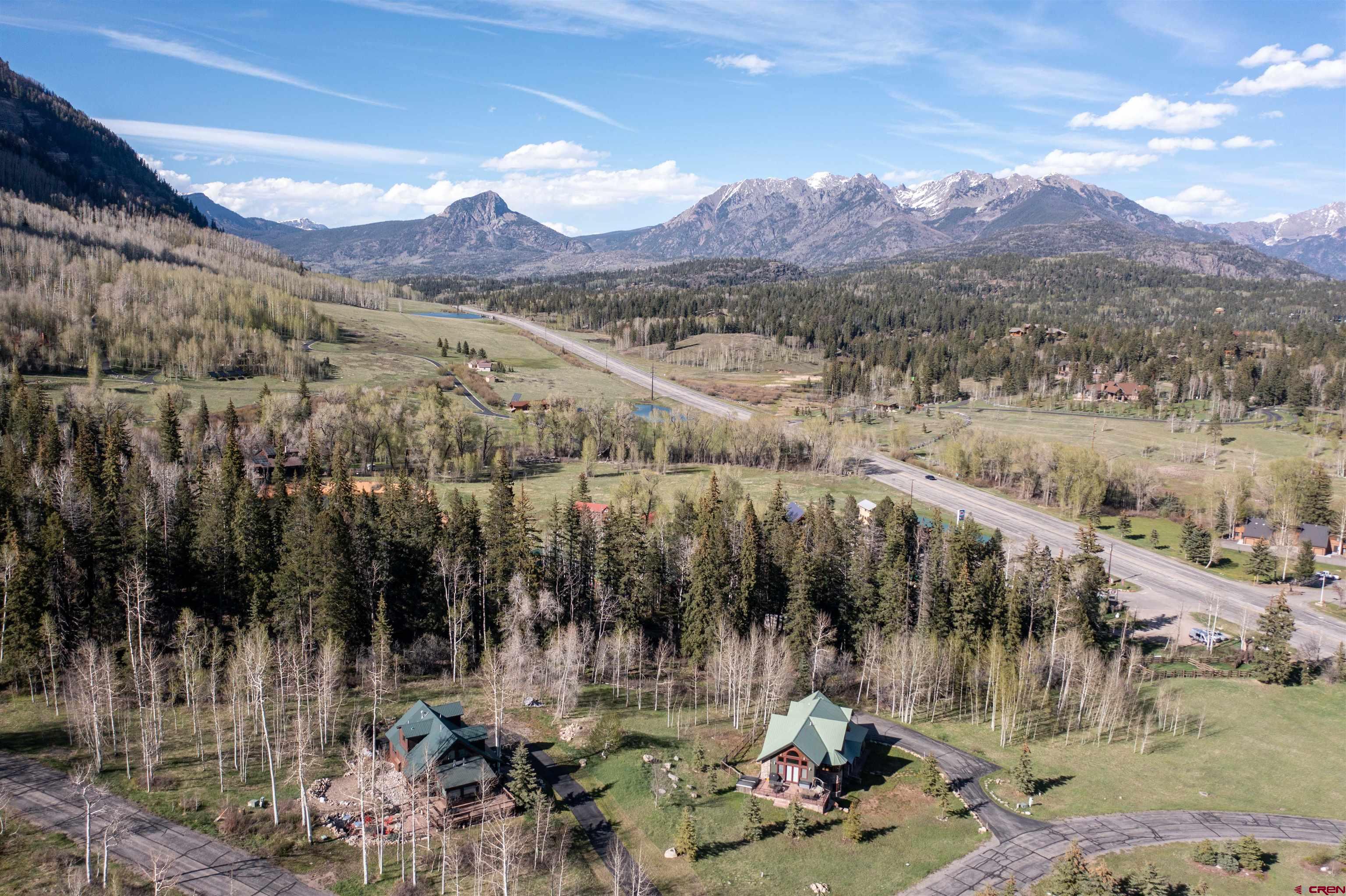154 Falcon Ridge Road Durango, CO 81301 - Photo 41 of 42 a view of a town with mountains in the background