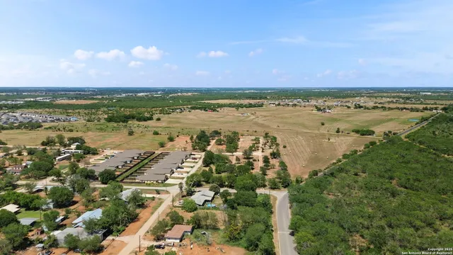 a view of a city with an ocean view